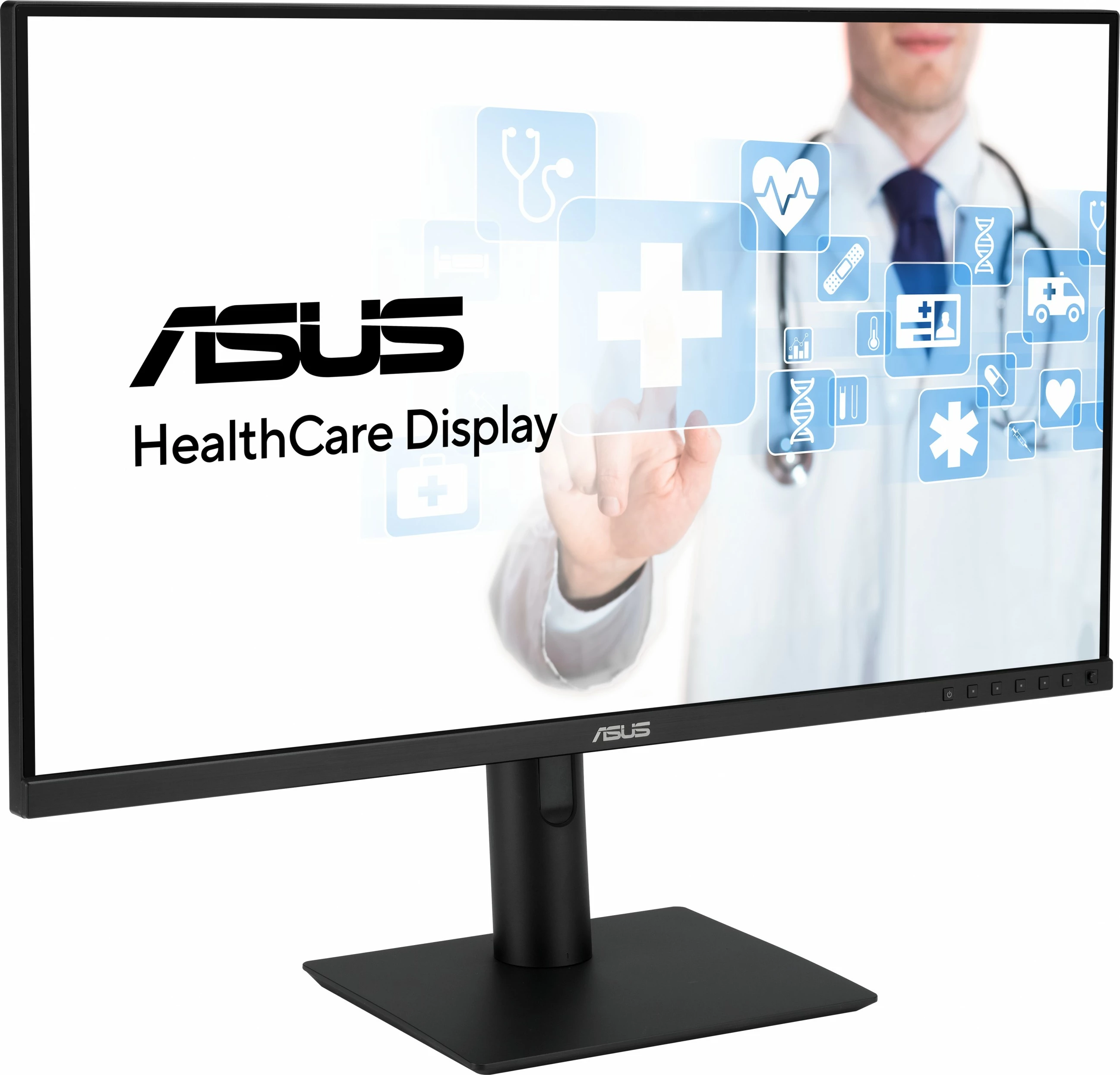 Medicinski monitor ASUS HA2441A, 23,8", Quad HD, črn