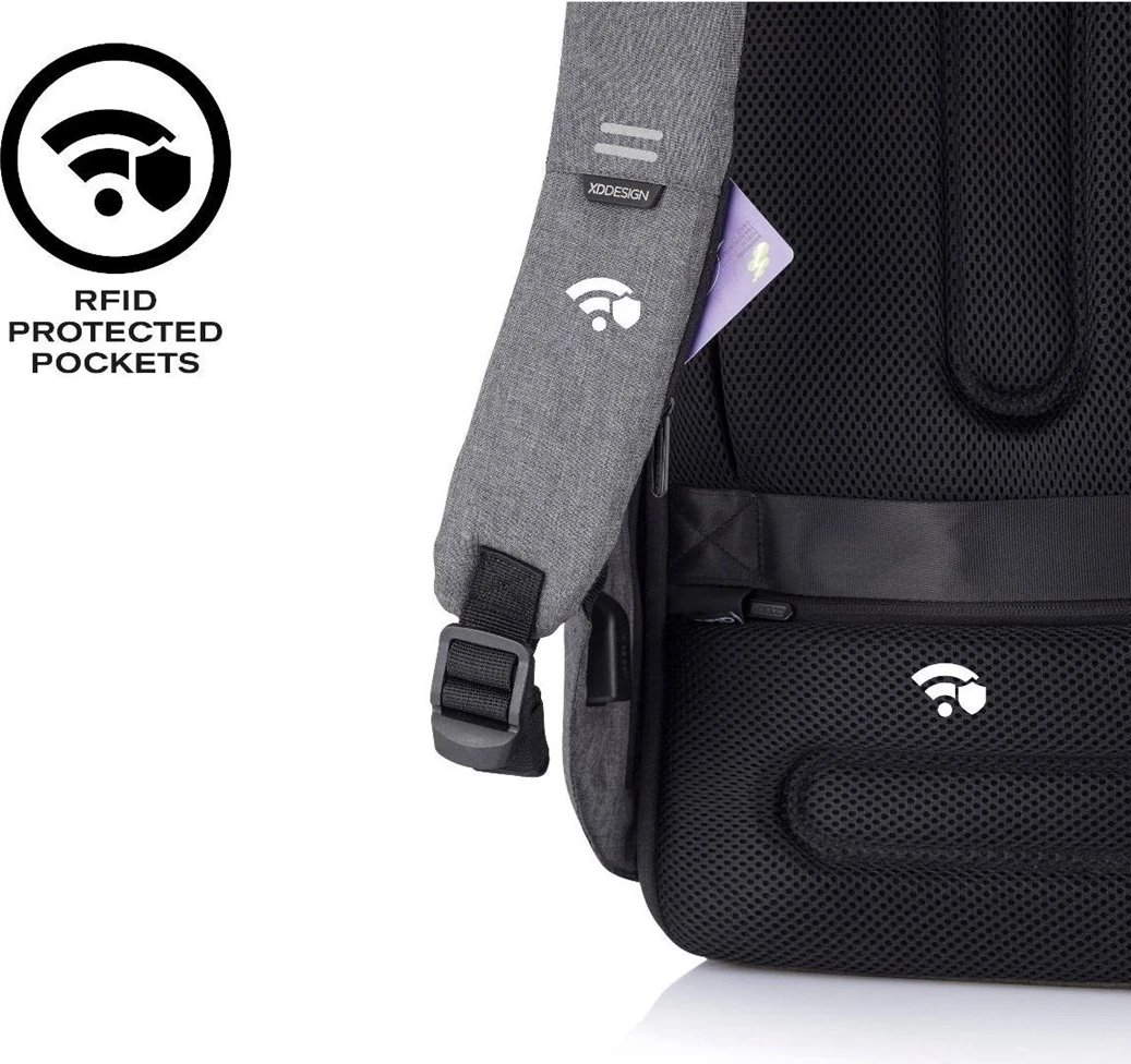 Protivlomna čantа XD DESIGN BOBBY HERO REGULAR, siva