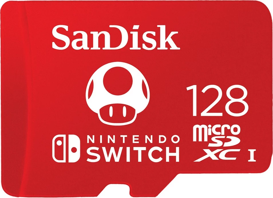 MicroSDXC kartica 128 GB, SanDisk SDSQXAO-128G-GNCZN, rdeče-bela MicroSDXC kartica 128 GB, SanDisk SDSQXAO-128G-GNCZN, rdeče-bela