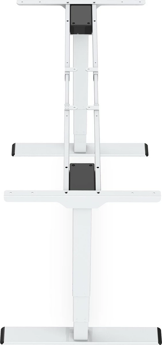 Električna kornja mize, dvojni motor, 3 ravni, bela Digitus