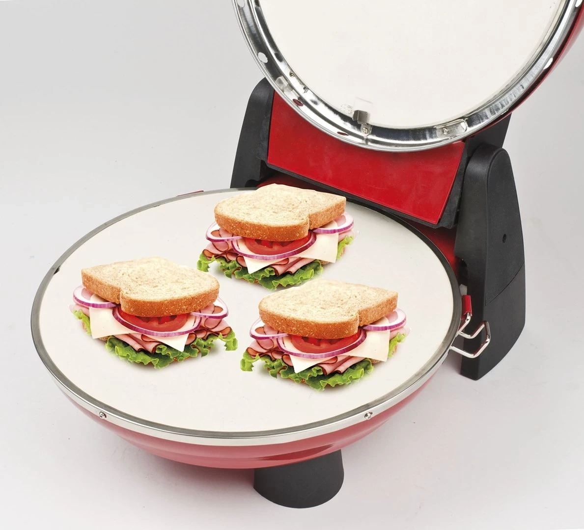 Peka za pico G3 Ferrari Pizzeria Snack Napoletana, 1 pica, 1200 W, črno-rdeča