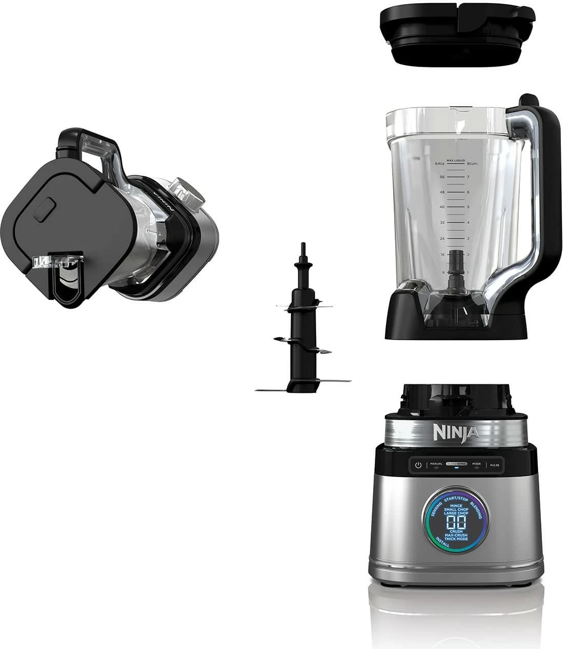 Blender za mizo Detect Power Mixer Pro, 2,1 L, 1200 W, črn/šiljast