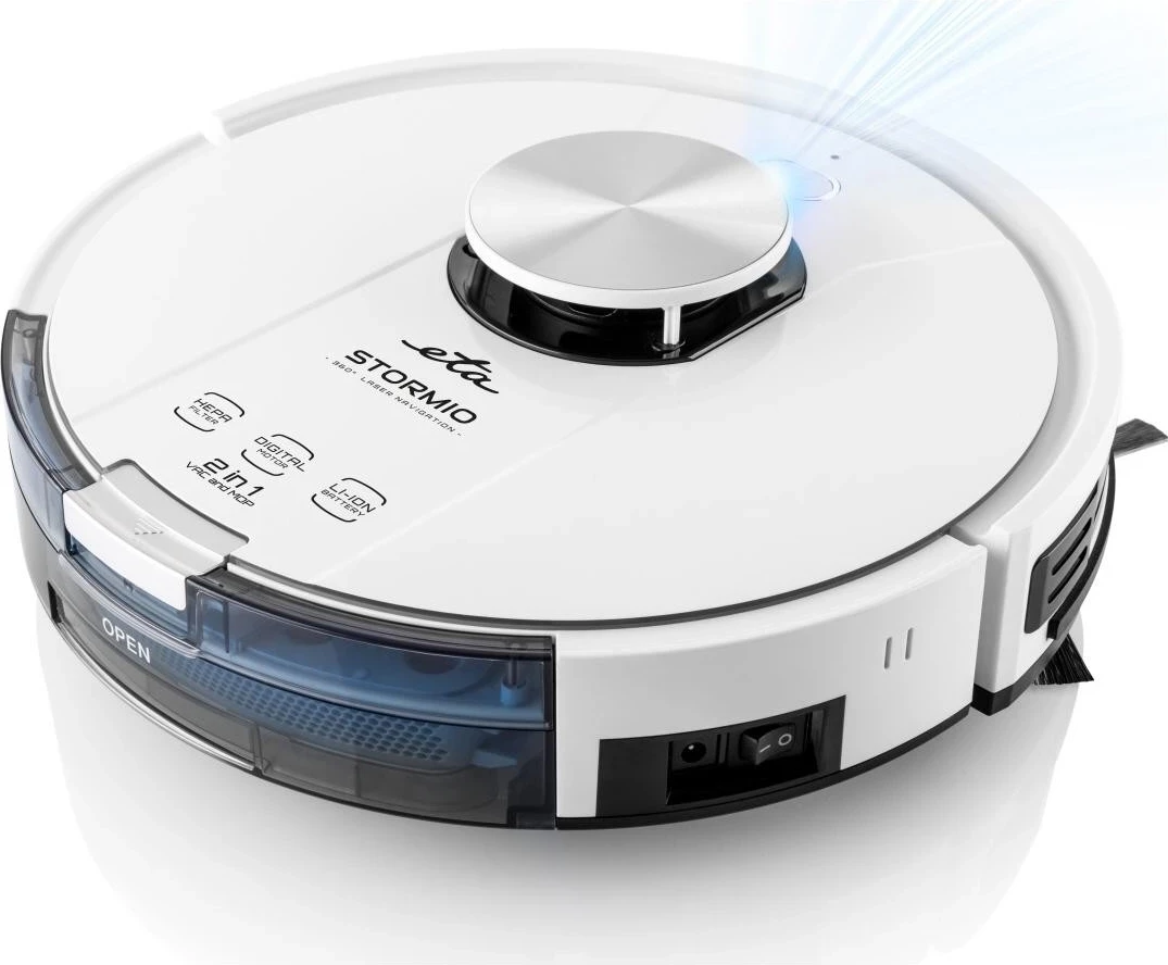 Pometalno-čistilni robot Stormio, ETA, bel