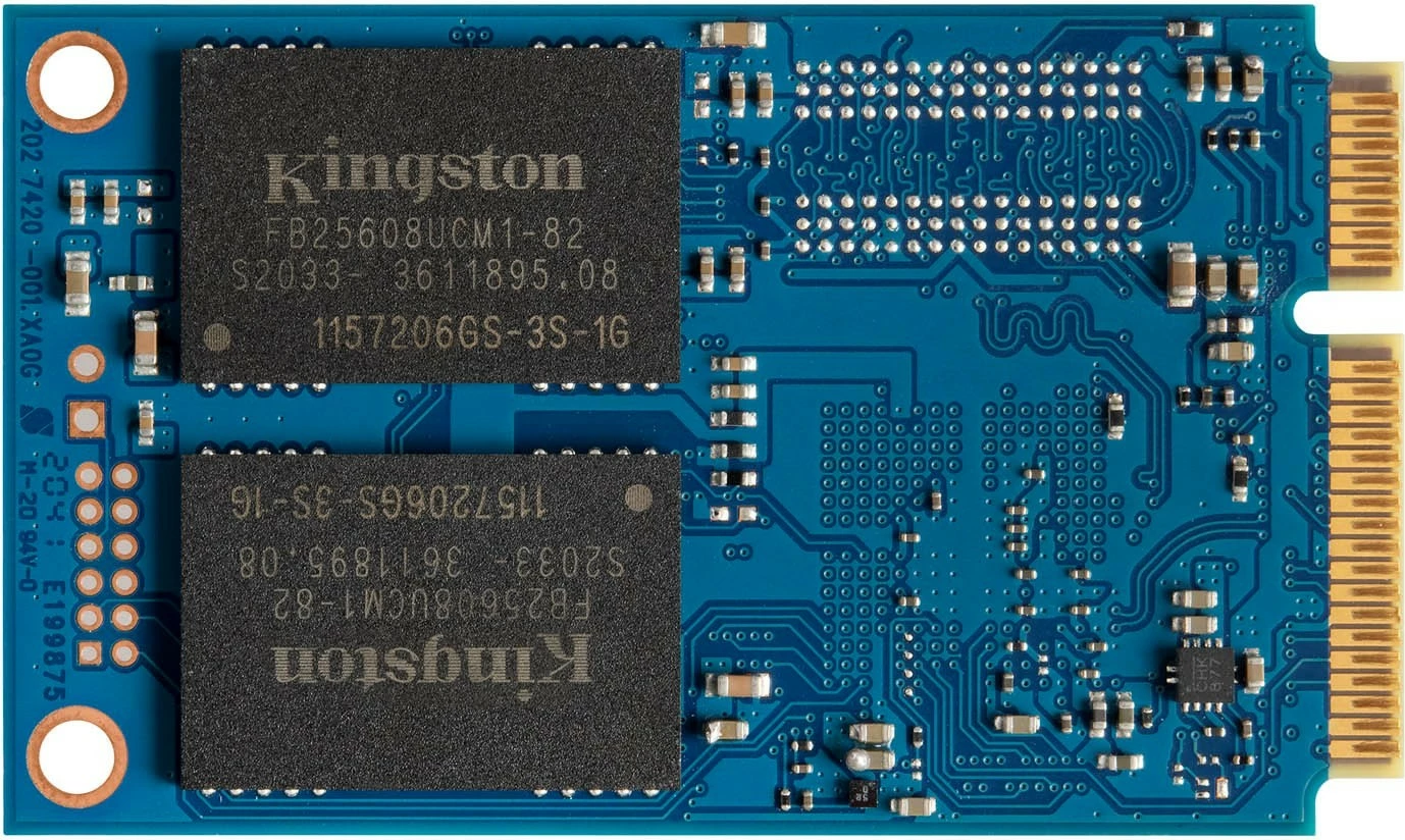 SSD Kingston KC600, 1024 GB, mSATA, modra