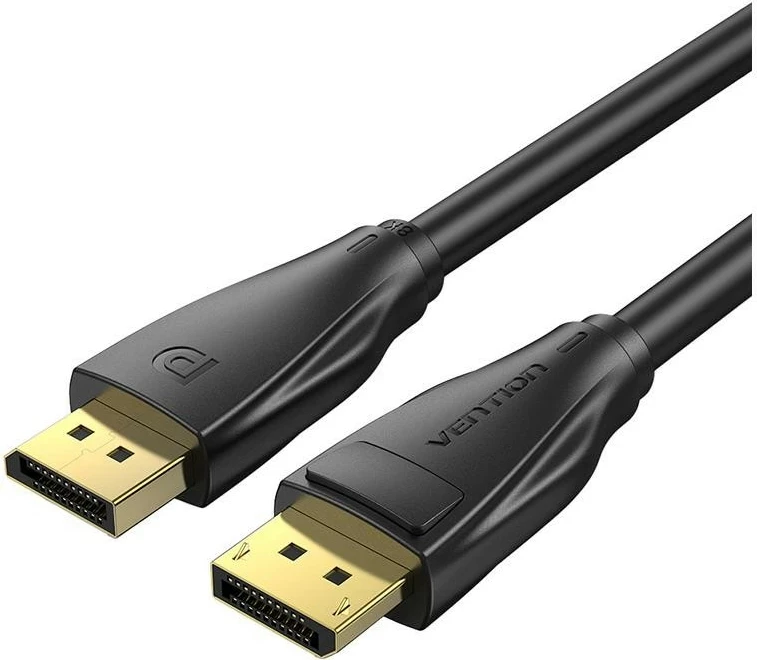 Kabel DisplayPort 1.4, 8K 60Hz / 4K 120Hz, 2 m, črn – Vention