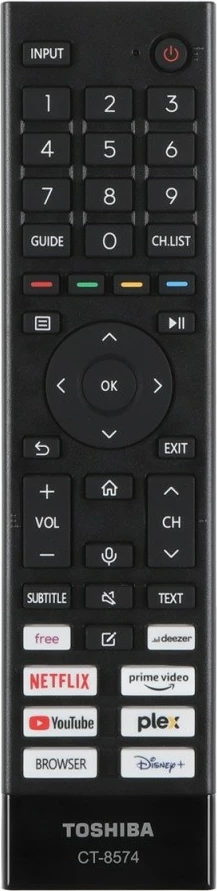 QLED televizor 43 inč Toshiba 43QV3F63DG, Ultra HD/4K, Smart TV, črn