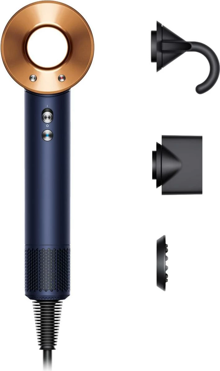 Sušilnik za lase Supersonic Dyson 1600 W, prusko modra/baker