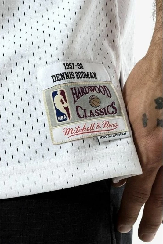 Dres za moške Mitchell & Ness Chicago Bulls, bel