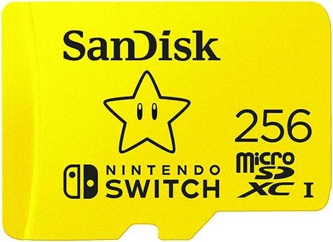 Micro SDXC kartica 256GB za Nintendo Switch, rumena - SanDisk Micro SDXC kartica 256GB za Nintendo Switch, rumena - SanDisk