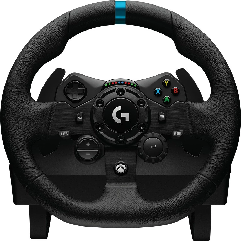 Dirkalni volan in pedalke Logitech G G923 za PS5, PS4 in PC, žični, 900°