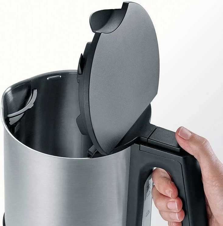 Električni grelnik vode 1,7 L Severin WK 3409, 2200 W, črn/nerjaveče jeklo Električni grelnik vode 1,7 L Severin WK 3409, 2200 W, črn/nerjaveče jeklo