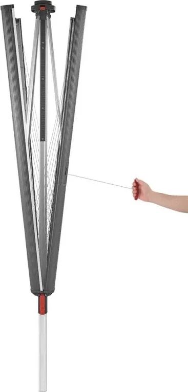 Sušilni stojalo za perilo Vileda Sun-Rise, 50 m, alumin, 1 kos