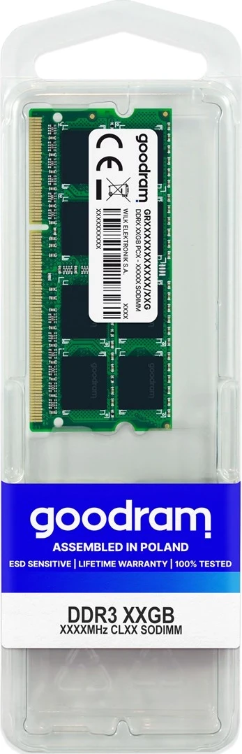 Modul RAM Goodram GR1600S364L11/8G, 8 GB DDR3, 1,6 GHz
