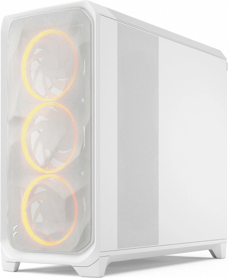 Ohišje Fractal Design Meshify 3 XL, Tower, RGB, kaljeno steklo, belo