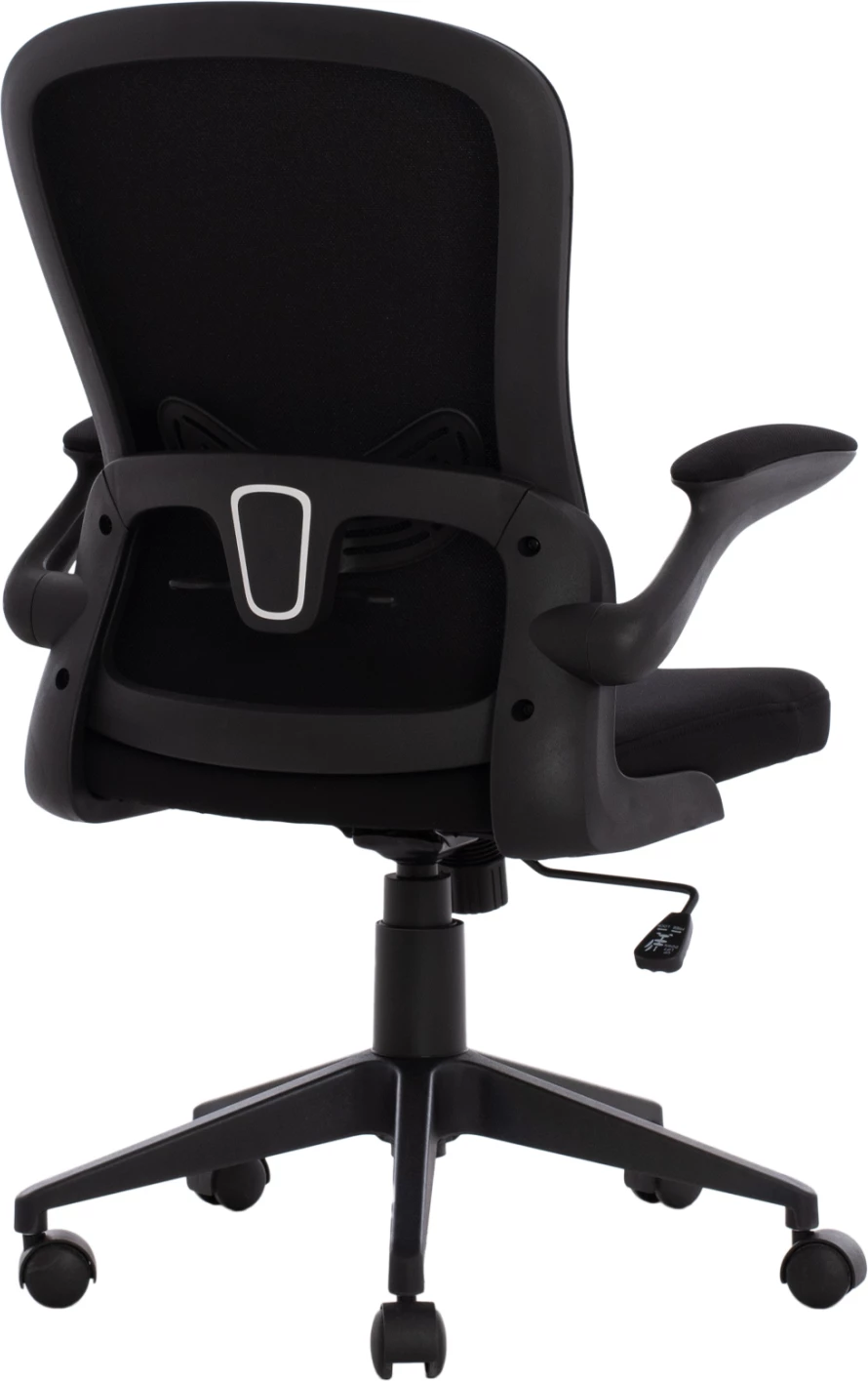 Pisarniški stol FH1178.01, črna mrežasta tkanina, črn okvir, 60x56x105