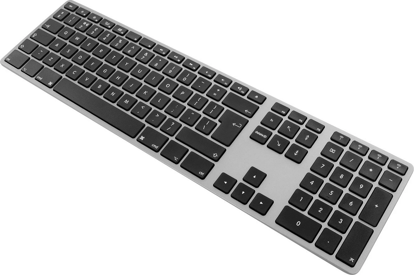 Brezžična tipkovnica Matias, Mac Space Gray