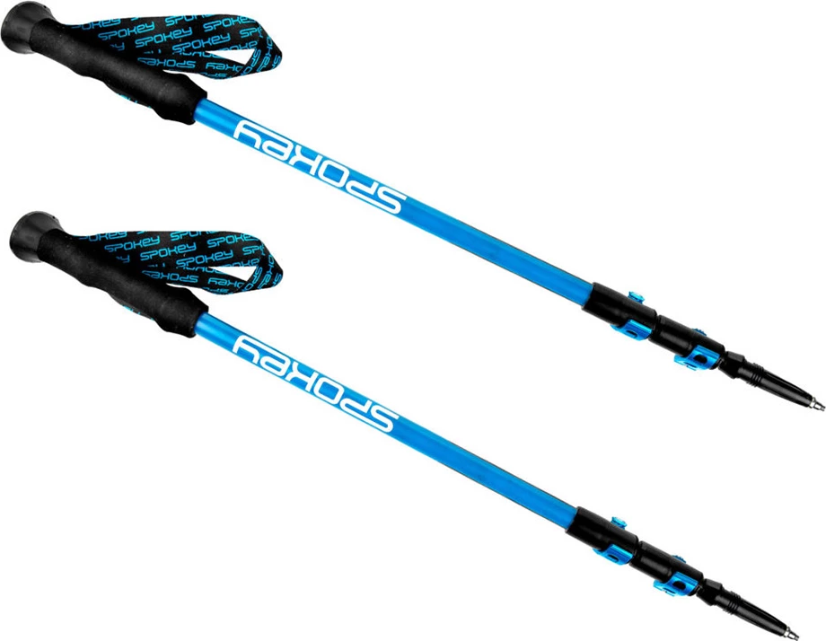 Palice za treking, Spokey, unisex, modro-črne