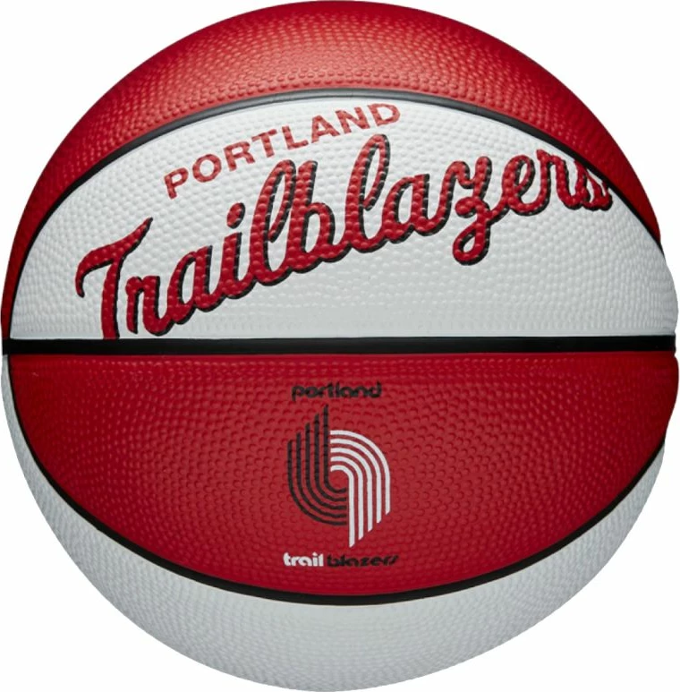 Košarkarska žoga, Wilson Team Retro Portland Trail Blazers, bela
