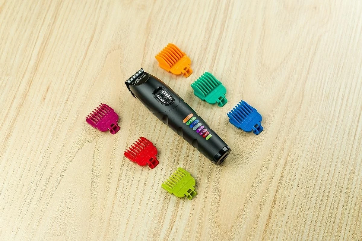 Trimer za brado in obraz Color Trim Advanced, Wahl, črn, 8 Lithium-Ion