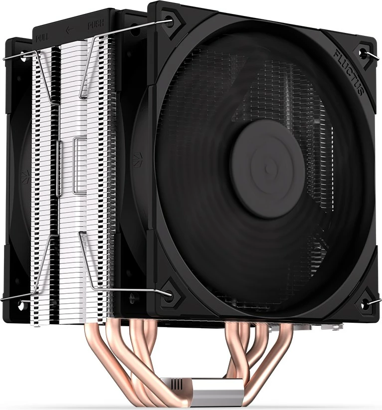 Hladilnik procesorja, Endorfy Fera 5 Dual Fan, EY3A006, 2 ventilatorja, 12 cm, za socket Intel/AMD, črn