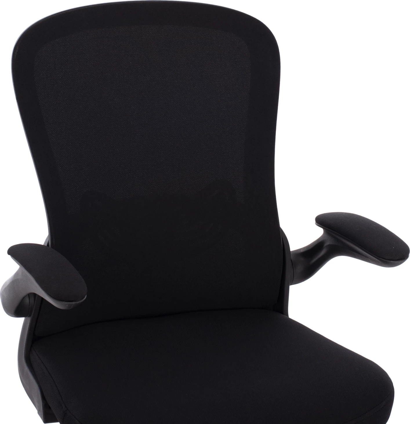 Pisarniški stol FH1178.01, črna mrežasta tkanina, črn okvir, 60x56x105