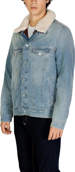 Plašč za moške Tommy Hilfiger, moder