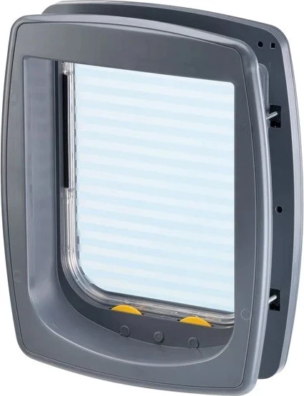 Vrata za pse in mačke FERPLAST Swing 11, siva