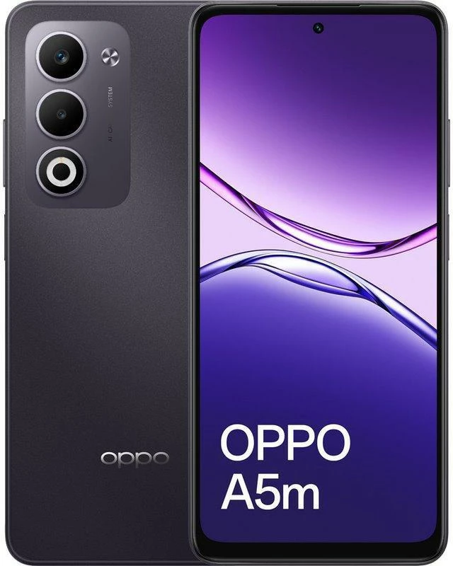 Pametni telefon OPPO A5m, 8 GB RAM, 256 GB, 6,67" temno vijoličen