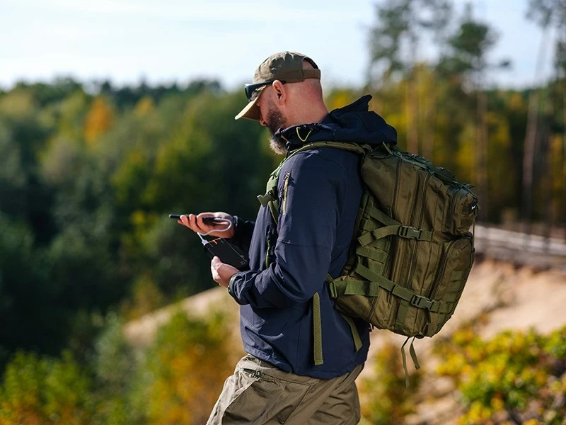 Power bank 20000 mAh, črn z oranžnimi detajli, Tracer EnerGen