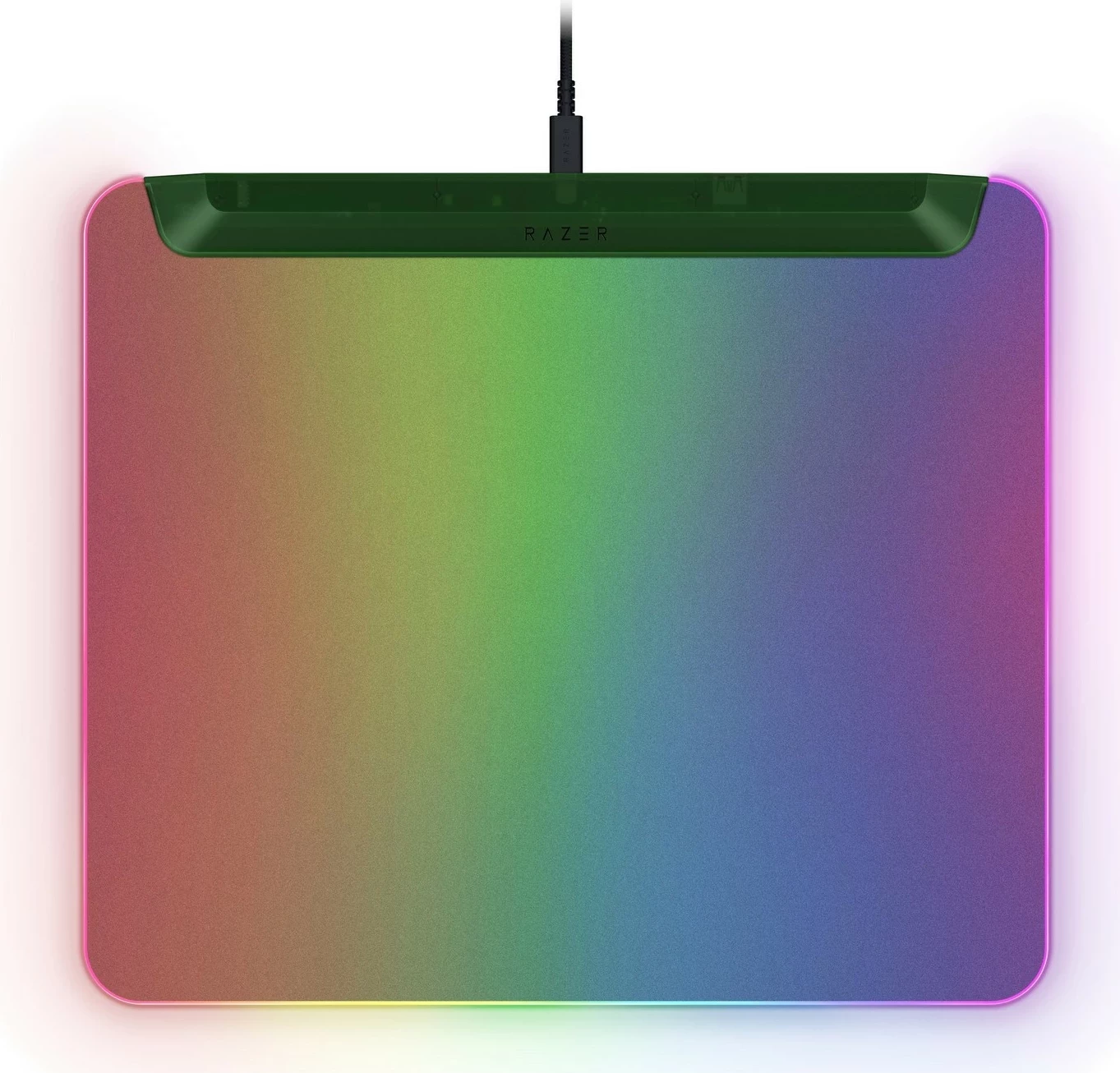 Podloga za miško z osvetlitvijo Razer Firefly V2 Pro, plastika, Phantom Green