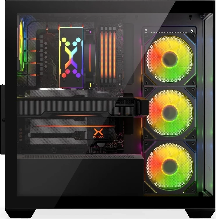 Računalniško ohišje KRUX EXO KRXD004, črno