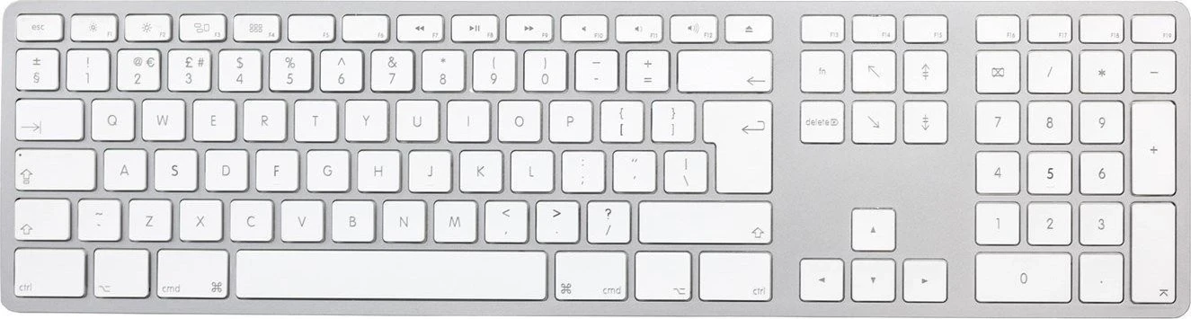 Tipkovnica Matias za Mac, USB-C, srebrna