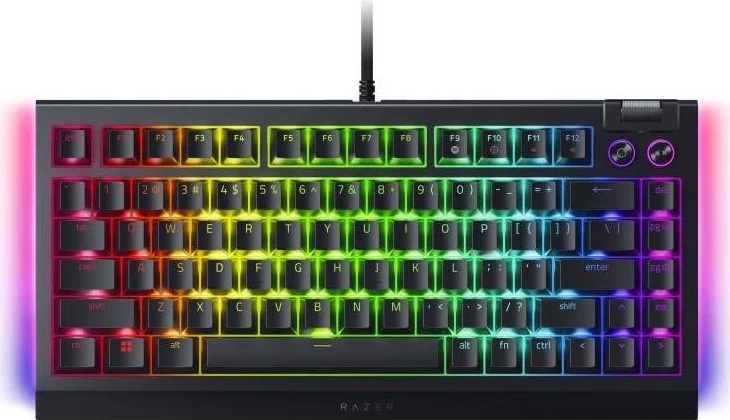 Mehanska tastatura z RGB osvetlitvijo, Razer BlackWidow V4, USB-Type C, črna