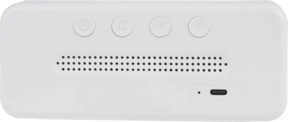 Digitalna alarmna ura z merilcem temperature, GreenBlue GB397, bela