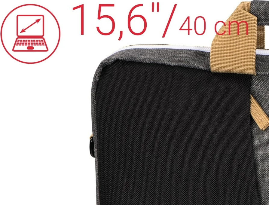 Torba za prenosnik Florenz Hama 15,6", črno/siva
