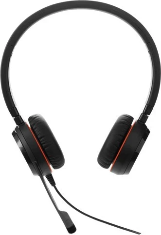 Stereofonske slušalke Jabra Evolve 30 II MS, z žico, črno-rdeče