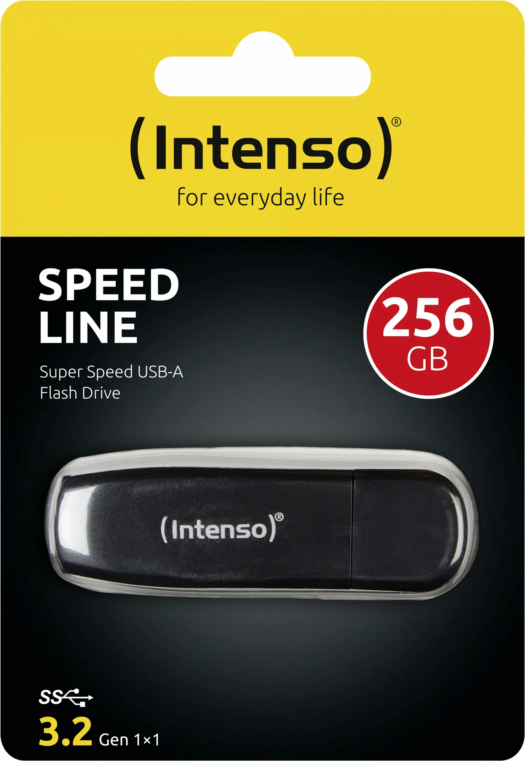 USB ključ Intenso Speed Line 256GB, USB 3.2, črn USB ključ Intenso Speed Line 256GB, USB 3.2, črn