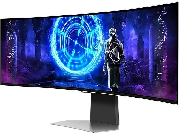 49'' QD-OLED monitor Samsung LS49DG950SUXDU, Dual QHD, 240Hz, srebrn 49'' QD-OLED monitor Samsung LS49DG950SUXDU, Dual QHD, 240Hz, srebrn