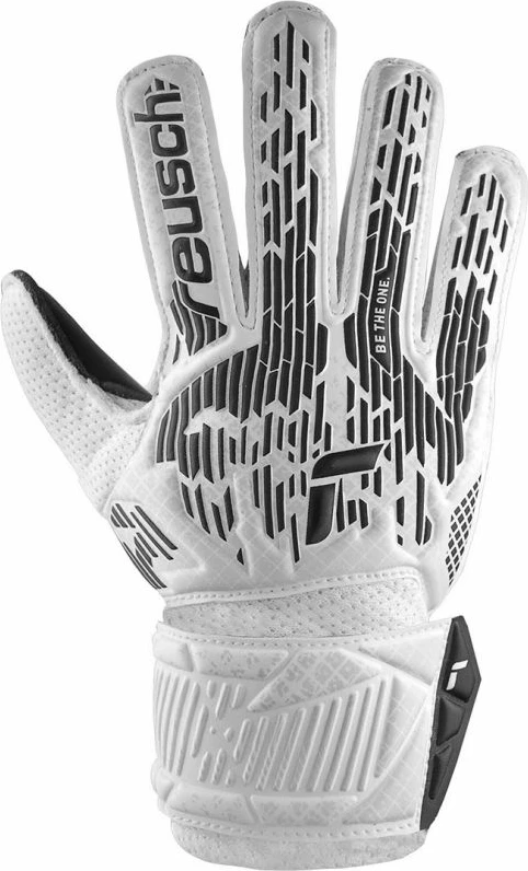 Rokavica za vratarje za otroke Reusch, bela in črna