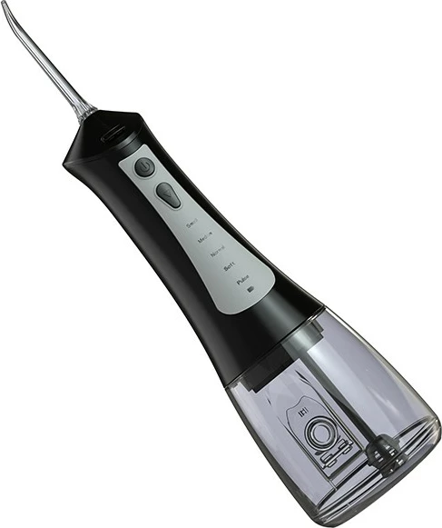 Oralni irigator Lafe CleanPRO, LAFFLO47480, 300 ml, črn, s 6 šobami