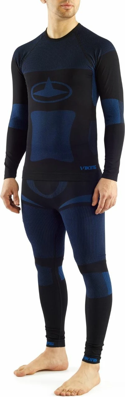 Termo spodnje perilo za moške Viking, črno-modro