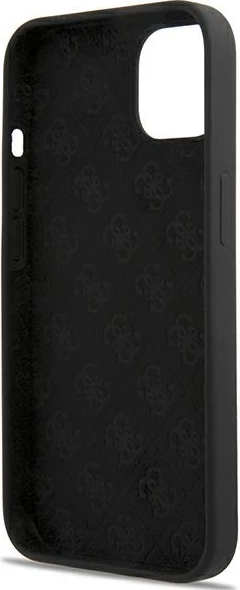 Zaščitni silikon z magSafe Guess GUHMP13MLSLMGBK za iPhone 13 6,1", črn