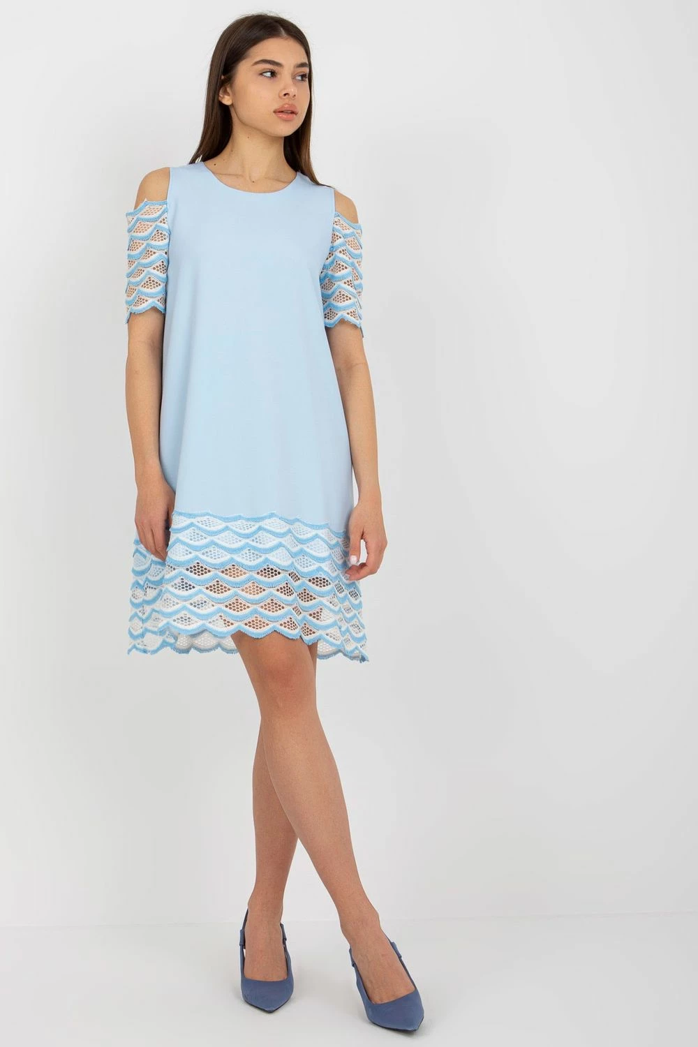 Koktajl obleka Lakerta 178438, modra