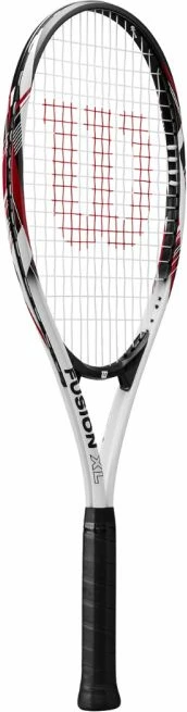 Tenis lopar za moške/ženske, Wilson Fusion XL, bel in črn