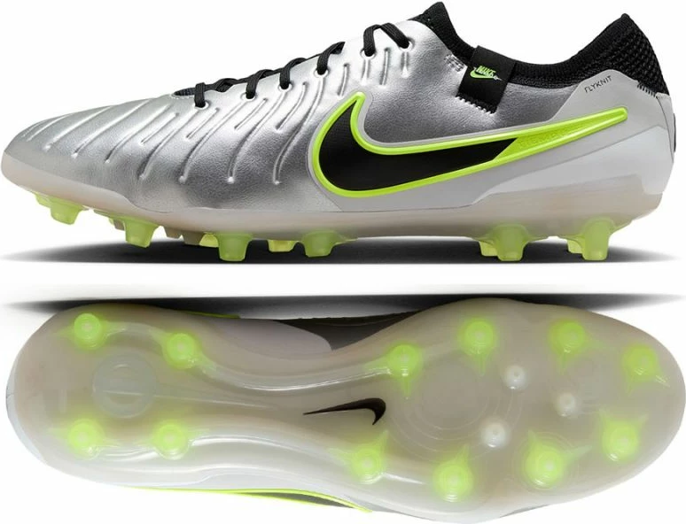 Fudbalski čevlji Nike Tiempo Legend 10 Elite AG-Pro, moški, sivi