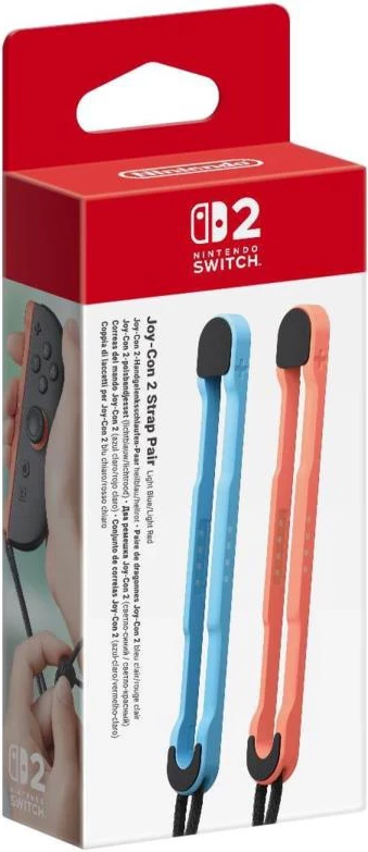 Trakovi za Joy-Con 2, Nintendo Switch 2, komplet, svetlo modra / svetlo rdeča