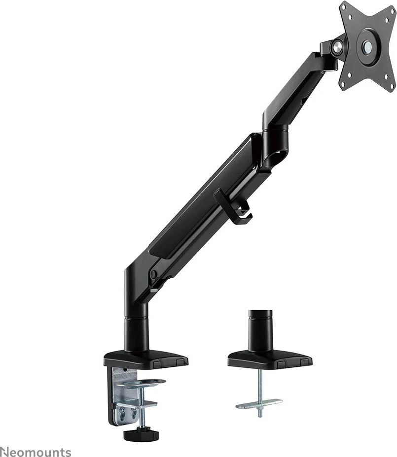 Nosilec za monitor Neomounts, s sponko/čepom, 9 kg, 43,2 cm (17"), 81,3 cm (32"), 100 x 100 mm, črn Nosilec za monitor Neomounts, s sponko/čepom, 9 kg, 43,2 cm (17"), 81,3 cm (32"), 100 x 100 mm, črn
