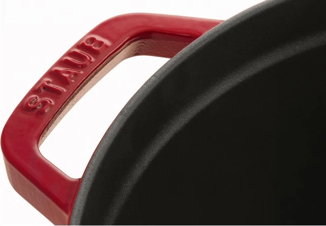 Litoželezna ponev La Cocotte Staub 20 cm, rdeča