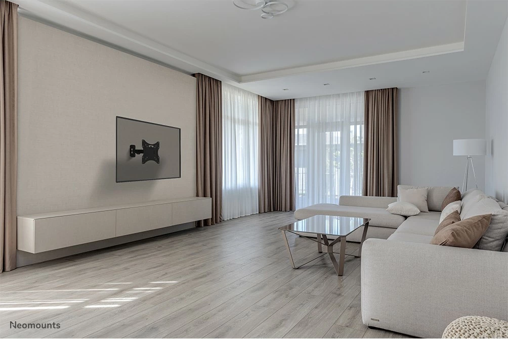 Univerzalni vrtljiv stenski nosilec za TV, Neomounts WL40-540BL12, full motion, 32–55 in, VESA 100x100/200x200, črn Univerzalni vrtljiv stenski nosilec za TV, Neomounts WL40-540BL12, full motion, 32–55 in, VESA 100x100/200x200, črn