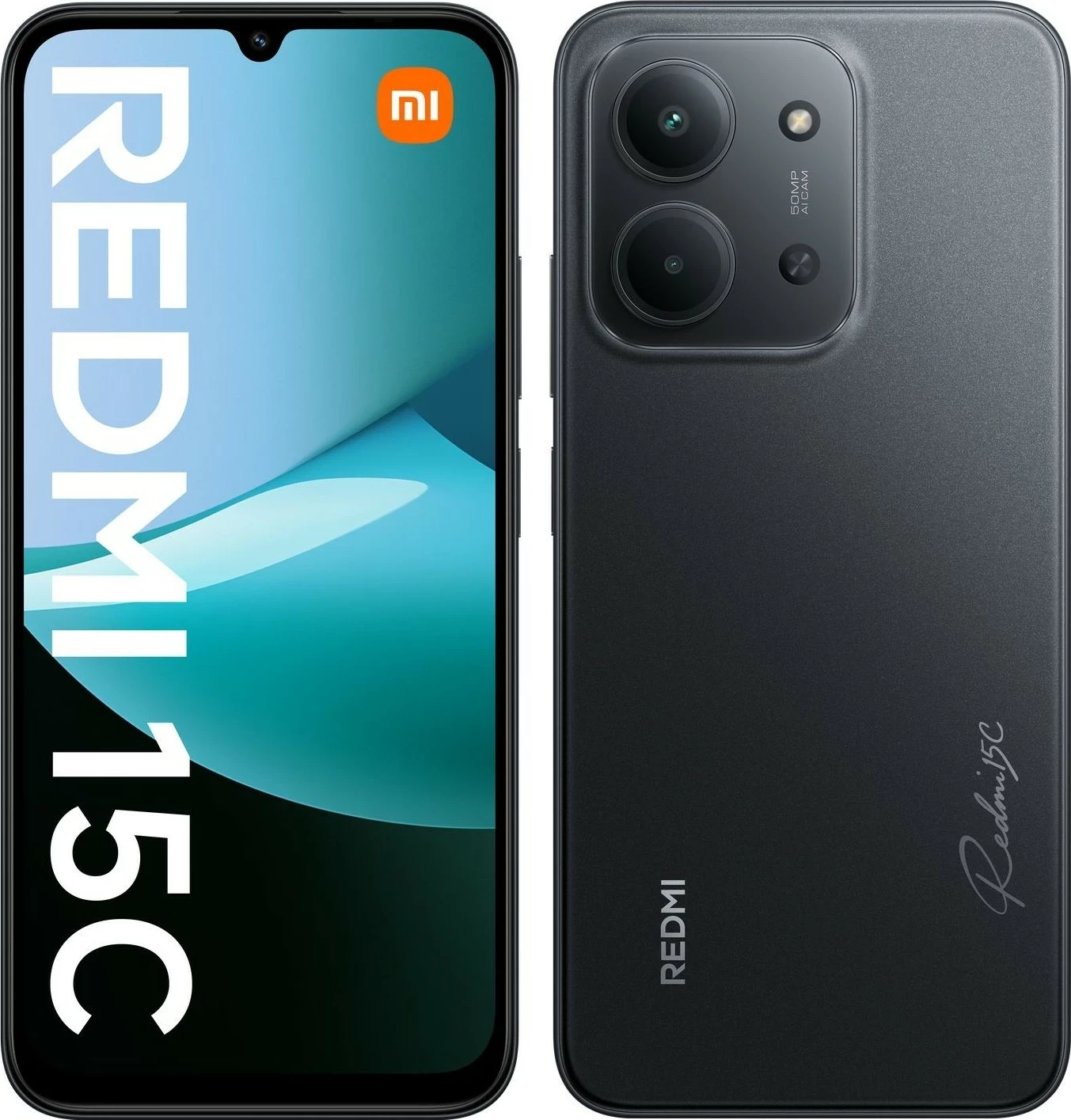 Pametni telefon 4/128GB, Xiaomi Redmi 15C, črn